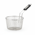 Stainless steel deep fry basket with long handle
