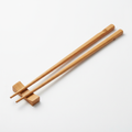 Long natural wood fry chopsticks for deep frying